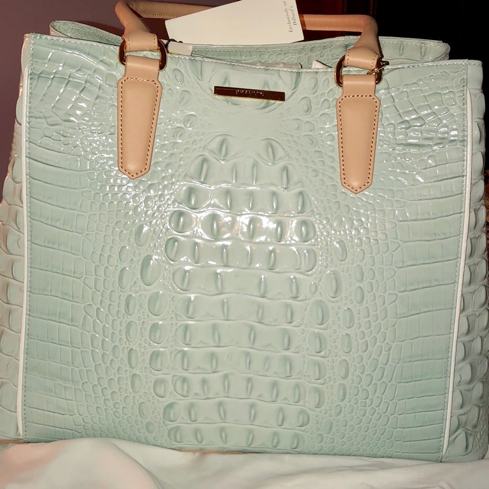 Brahmin Tote Satchel Joan Seaglass Vineyard New!